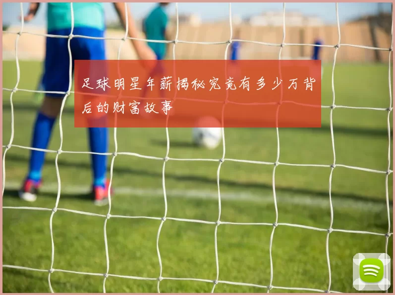 足球明星年薪揭秘究竟有多少万背后的财富故事